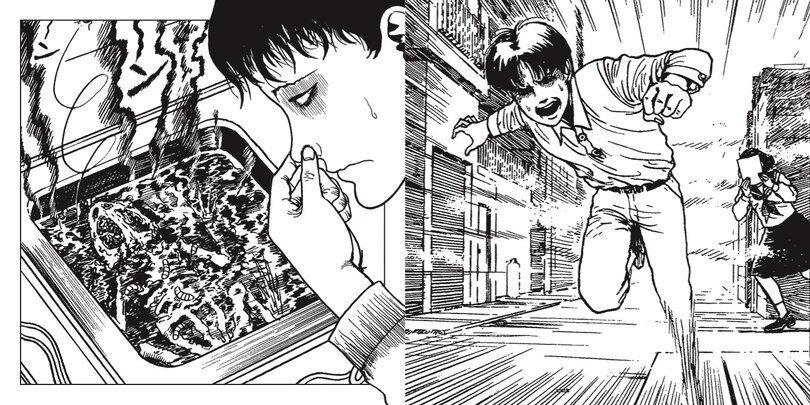 Sample content 4_Junji Ito Collection: A Twisted Horror Coloring Book