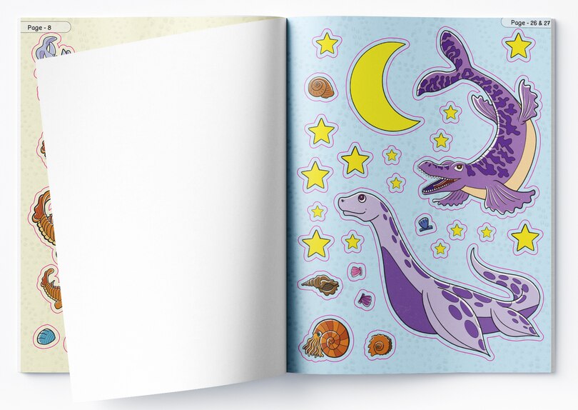 Aper&ccedil;u du contenu_Jurassic Joyride Dinosaur Sticker Activity Book For Kids