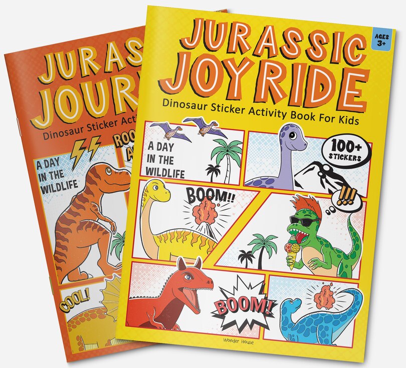 Aper&ccedil;u du contenu 3_Jurassic Joyride Dinosaur Sticker Activity Book For Kids
