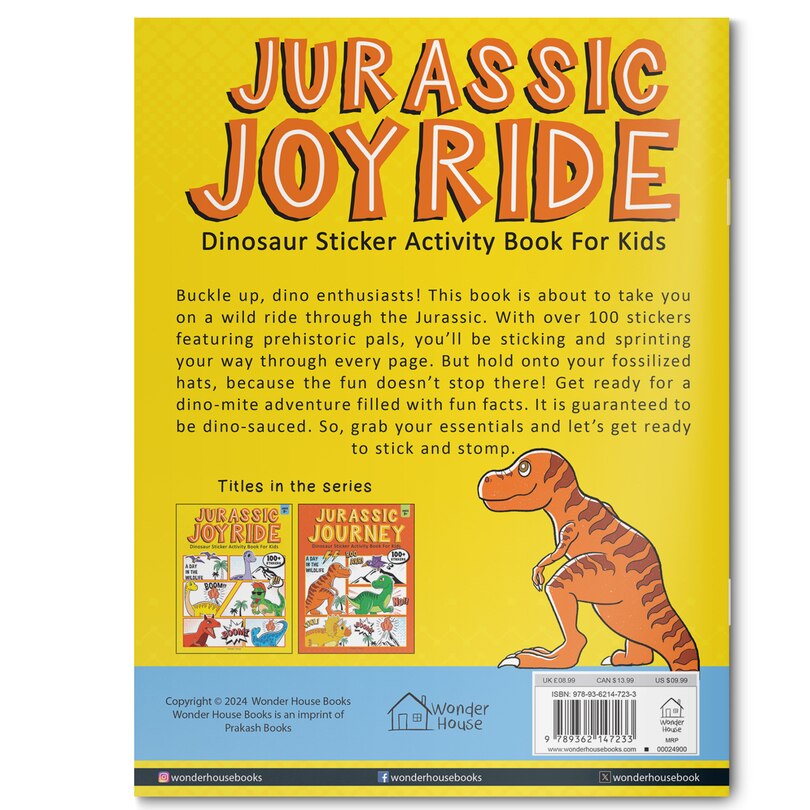 Aper&ccedil;u du contenu 5_Jurassic Joyride Dinosaur Sticker Activity Book For Kids