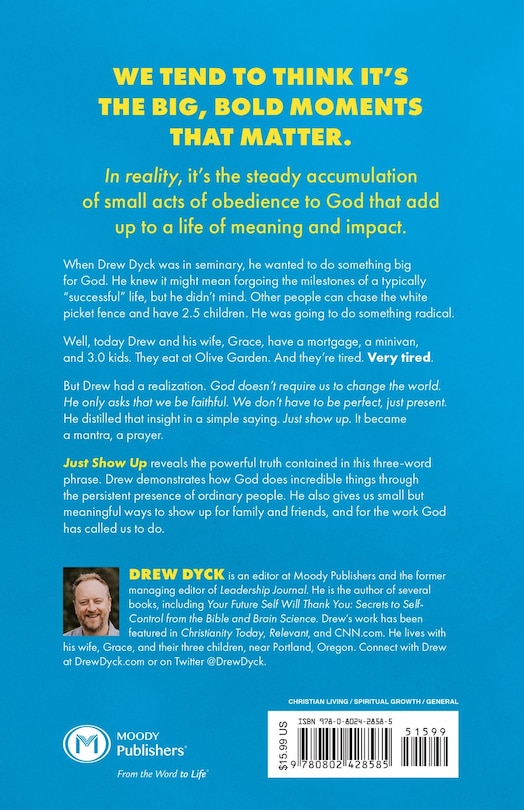 Back cover_Just Show Up