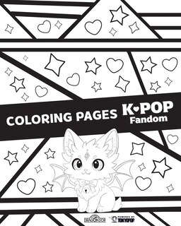 Sample content 2_K-Pop Fandom Coloring Pages: Kawaii Special