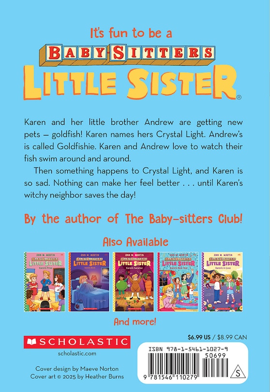 Couverture arrière_Karen's Goldfish (Baby-sitters Little Sister #16)