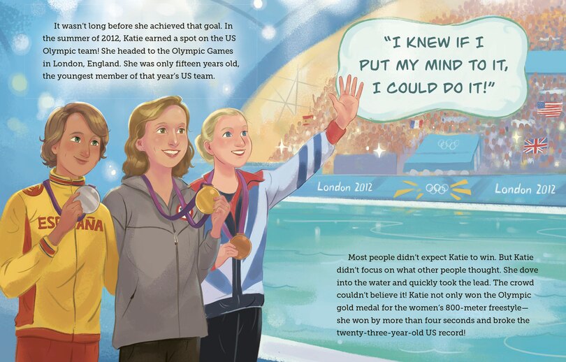 Aperçu du contenu 2_Katie Ledecky: A Little Golden Book Biography