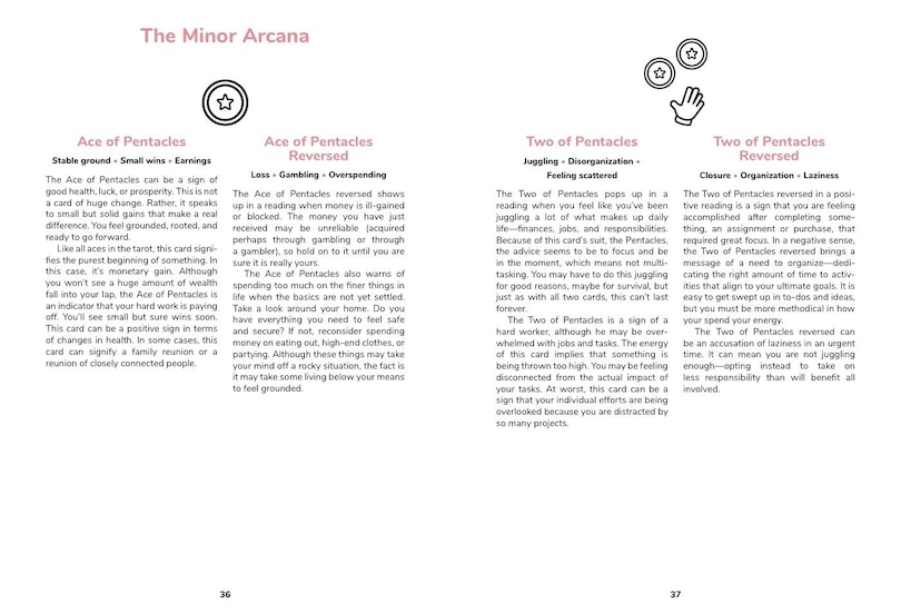 Sample content_Kawaii Tarot Deck
