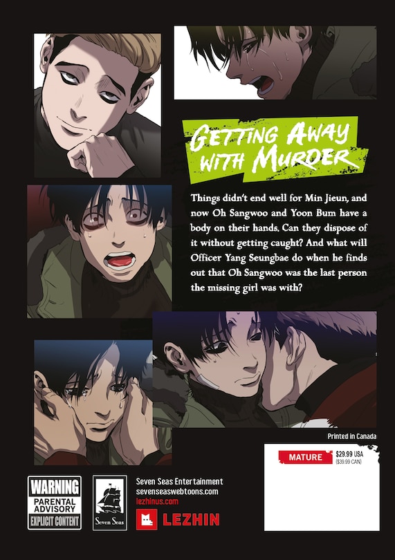 Couverture arrière_Killing Stalking: Deluxe Edition Vol. 3