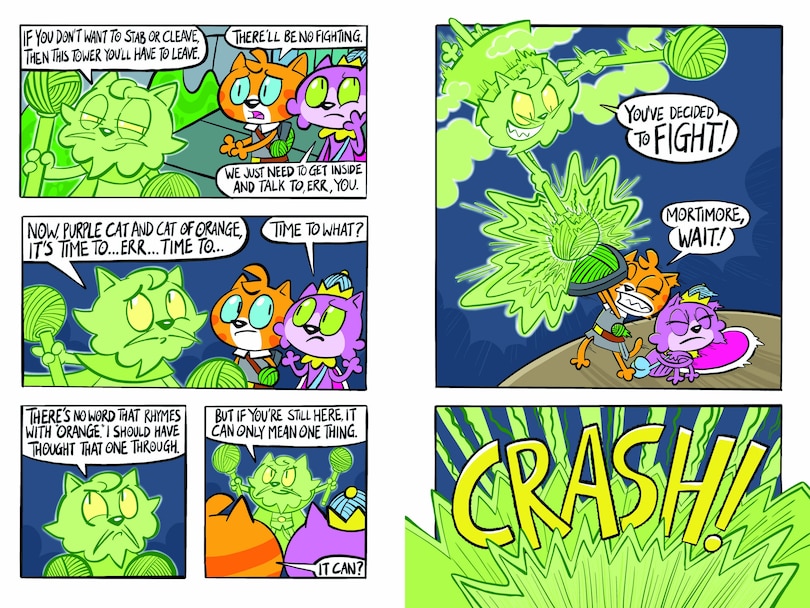 Aper&ccedil;u du contenu 2_Kitty Quest: Phantom Frenzy: A Graphic Novel