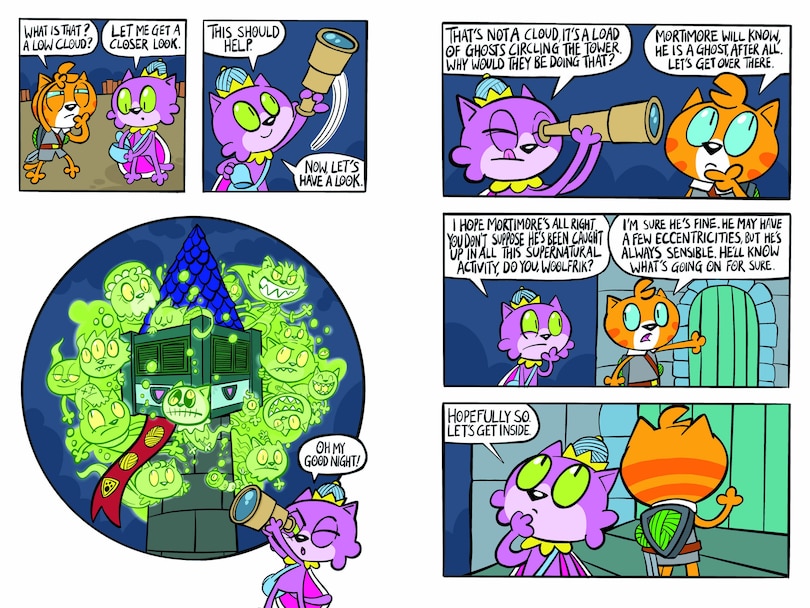 Aper&ccedil;u du contenu 3_Kitty Quest: Phantom Frenzy: A Graphic Novel