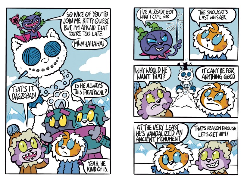 Aper&ccedil;u du contenu 4_Kitty Quest: Sinister Sister: A Graphic Novel