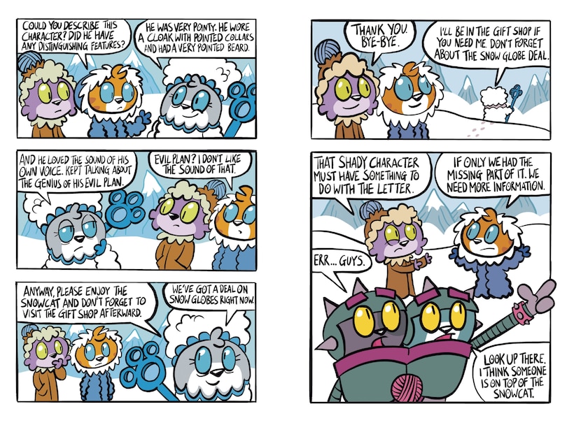 Aper&ccedil;u du contenu 5_Kitty Quest: Sinister Sister: A Graphic Novel