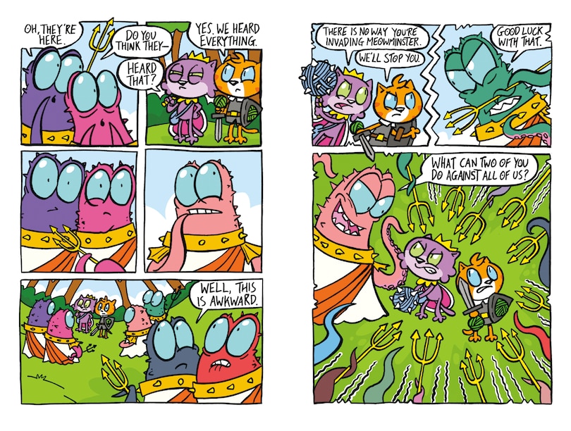 Aper&ccedil;u du contenu 2_Kitty Quest: Tentacle Trouble: A Graphic Novel