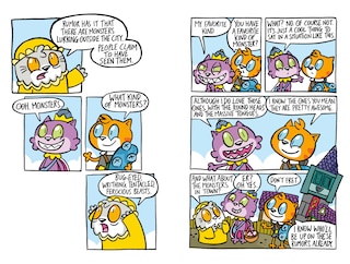 Aper&ccedil;u du contenu 3_Kitty Quest: Tentacle Trouble: A Graphic Novel