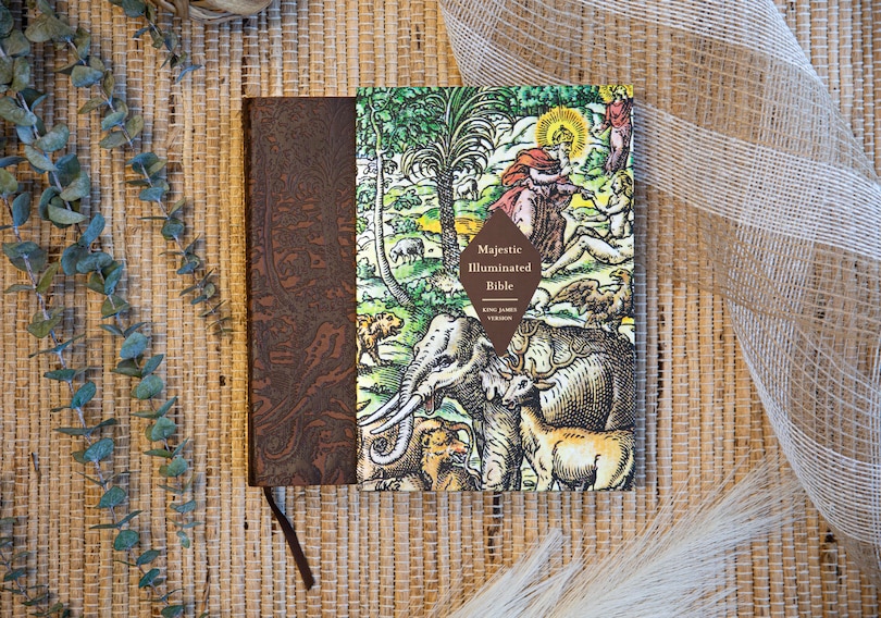 Aper&ccedil;u du contenu 2_KJV Majestic Illuminated Bible (Brown LeatherLuxe)