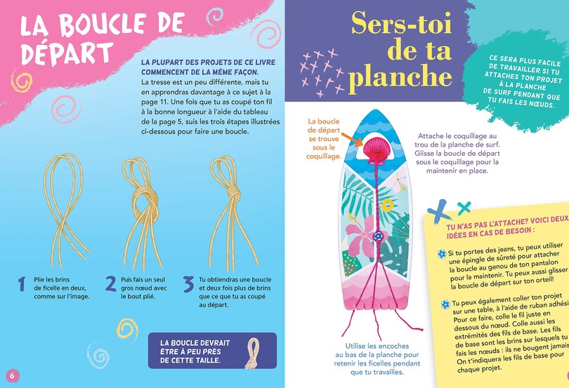 Aper&ccedil;u du contenu_Klutz : Bracelets d&rsquo;amiti&eacute;