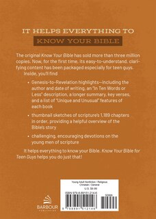 Couverture arrière_Know Your Bible for Teen Guys