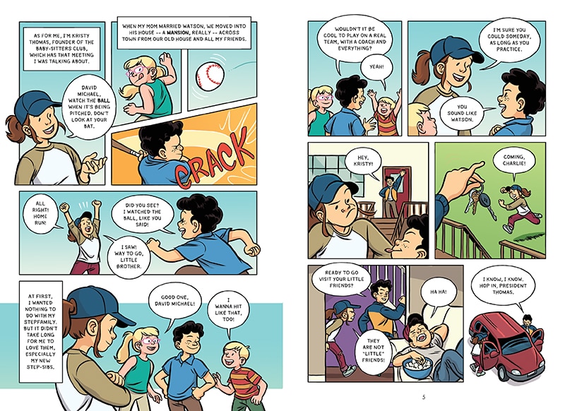Aperçu du contenu 3_Kristy and the Walking Disaster: A Graphic Novel (the Baby-Sitters Club #16)