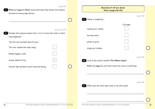 Aper&ccedil;u du contenu 5_KS1 Maths and English SATs Practice Test Papers