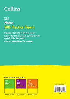 Couverture arrière_KS2 Maths SATs Practice Papers: for the 2025 tests (Collins KS2 SATs Practice)