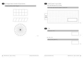 Aper&ccedil;u du contenu 2_KS2 Maths SATs Practice Papers