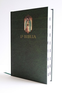 Sample content_La Biblia Católica: Edición letra grande, HC, verde con índice, Virgen de Guadalupe en la cubierta / Catholic Bible. HC, Green, index, with Viigin of Guadalu