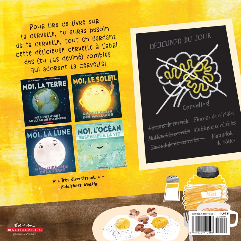 Back cover_LA CERVELLE! Plus qu’une collation pour les zombies