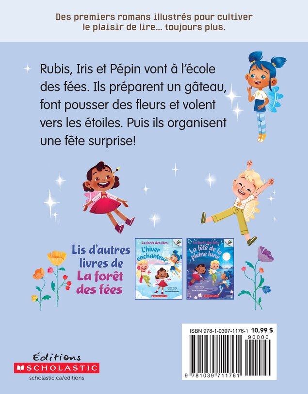 Back cover_La for&ecirc;t des f&eacute;es : N˚ 1 - L&rsquo;&eacute;tincelle magique