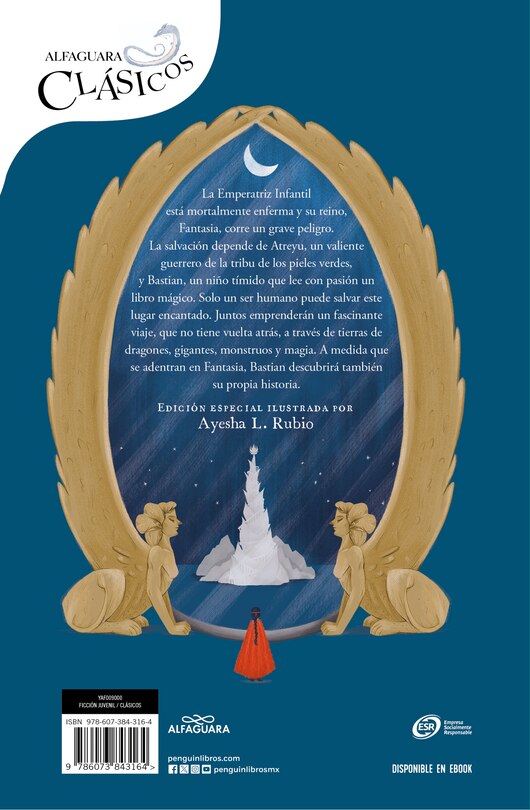 Couverture arri&egrave;re_La historia interminable (Edici&oacute;n ilustrada a color por Ayesha L. Rubio ) / Never-Ending Story (Illustrated Edition by Ayesha L. Rubio)