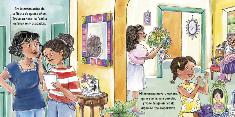 Sample content 5_La noche antes de la fiesta de quince años (The Night Before the Quinceañera Spanish Edition)
