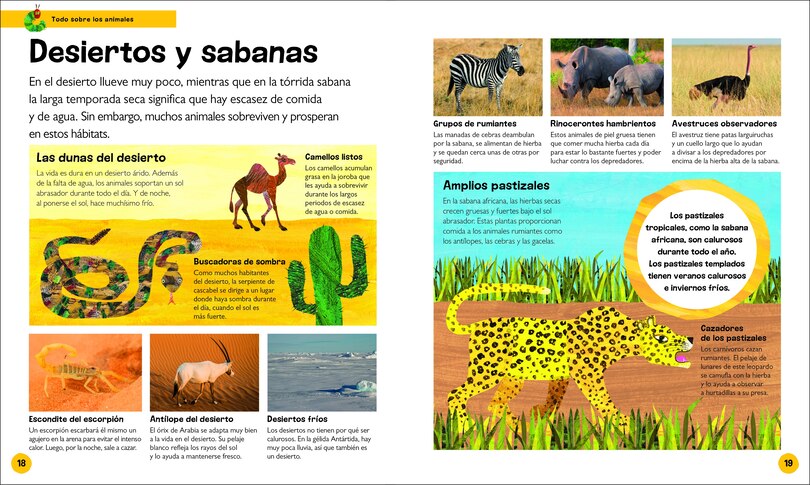 Aperçu du contenu_La oruga muy hambrienta Mi primera enciclopedia de animales (The Very Hungry Caterpillar's Very First Animal Encyclopedia)