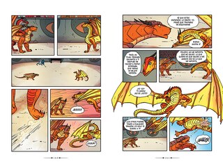 Aperçu du contenu 3_La profecía (Novela gráfica) / The Dragonet Prophecy (Graphic Novel)
