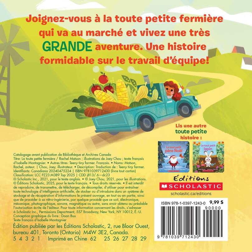 Couverture arri&egrave;re_La toute petite fermi&egrave;re