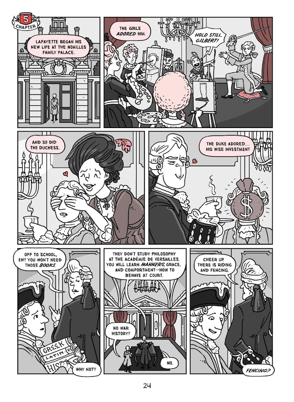 Aper&ccedil;u du contenu 5_Lafayette! (nathan Hale's Hazardous Tales #8)