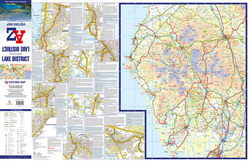 Sample content 4_Lake District A-Z Visitors Map