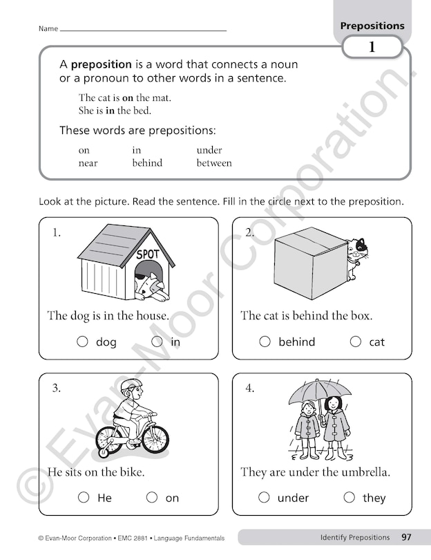 Sample content 5_Language Fundamentals, Grade 1 Teacher Resource