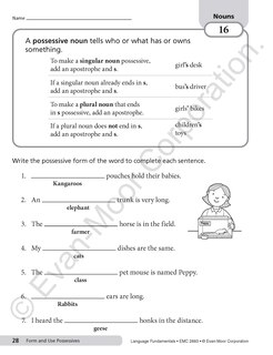 Sample content 2_Language Fundamentals, Grade 3 Teacher Resource