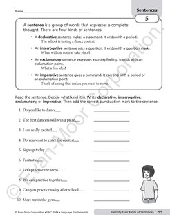 Sample content 5_Language Fundamentals, Grade 4 Teacher Resource