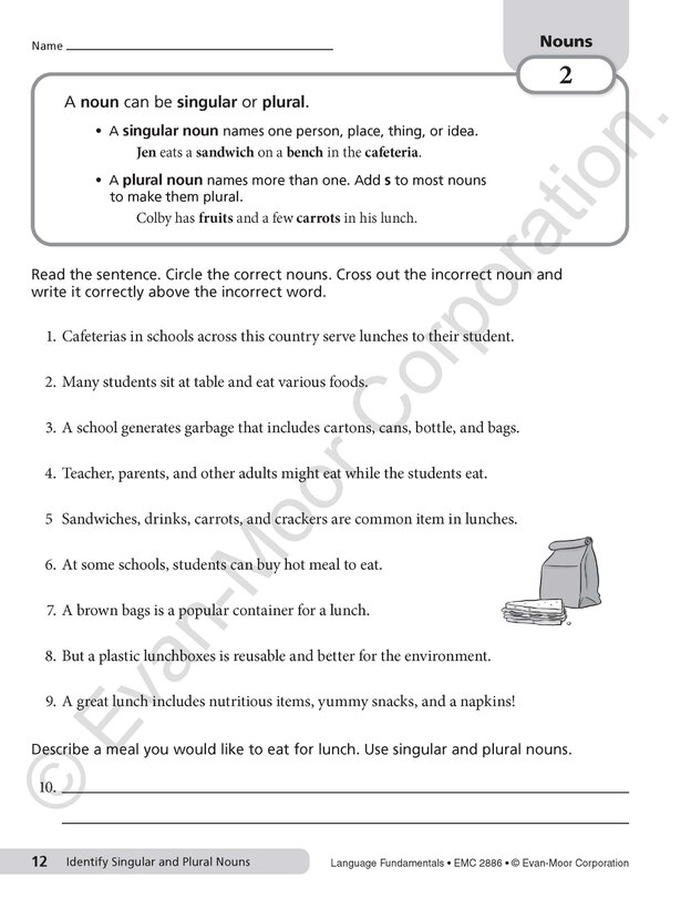 Aperçu du contenu_Language Fundamentals, Grade 6 Teacher Resource