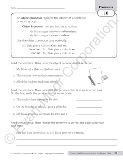 Aperçu du contenu 3_Language Fundamentals, Grade 6 Teacher Resource