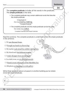 Aperçu du contenu 4_Language Fundamentals, Grade 6 Teacher Resource
