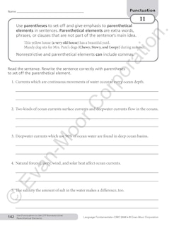 Aperçu du contenu 5_Language Fundamentals, Grade 6 Teacher Resource