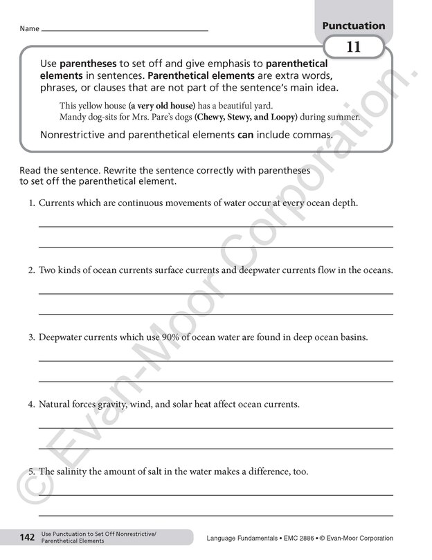 Aperçu du contenu 5_Language Fundamentals, Grade 6 Teacher Resource