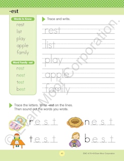 Sample content 3_Language Skills, Grade 1 Workbook
