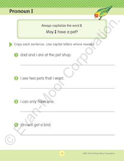 Sample content 4_Language Skills, Grade 1 Workbook