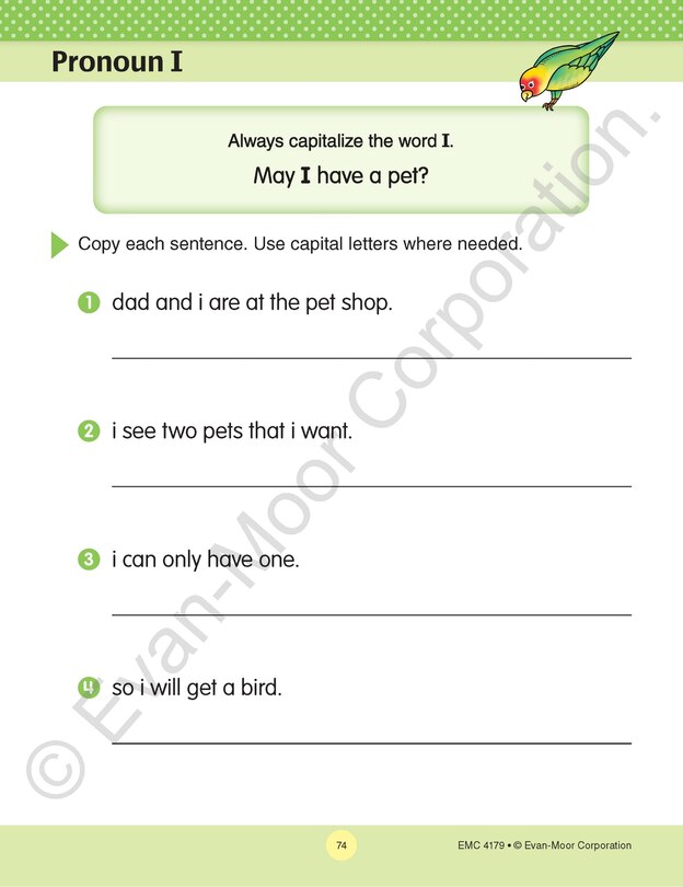 Sample content 4_Language Skills, Grade 1 Workbook