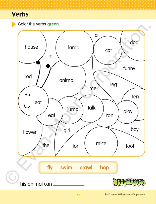Aperçu du contenu 5_Language Skills, Grade 2 Workbook
