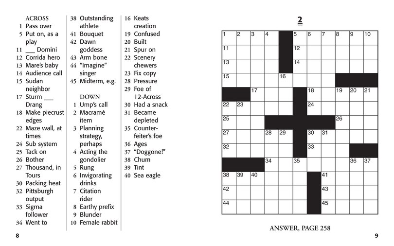 Sample content 3_Large Print Crosswords #4