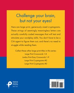 Couverture arri&egrave;re_Large Print Cryptograms