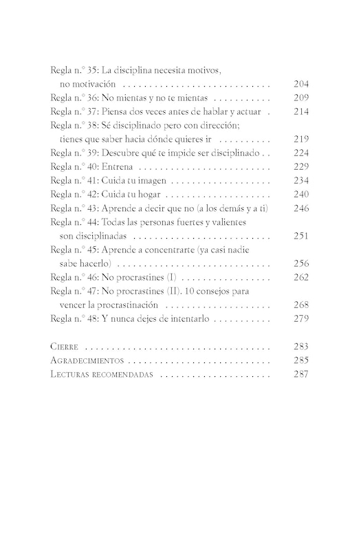 Sample content 3_Las 48 reglas de la disciplina/ The 48 Rules of Discipline