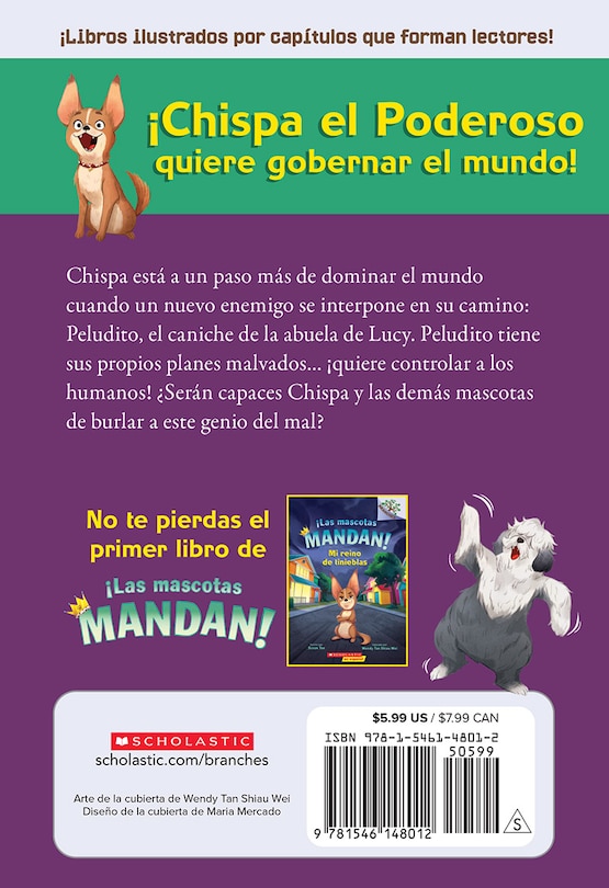 Back cover_¡Las mascotas mandan! #2: El caniche de la perdición (Pets Rule! #2: The Poodle of Doom)