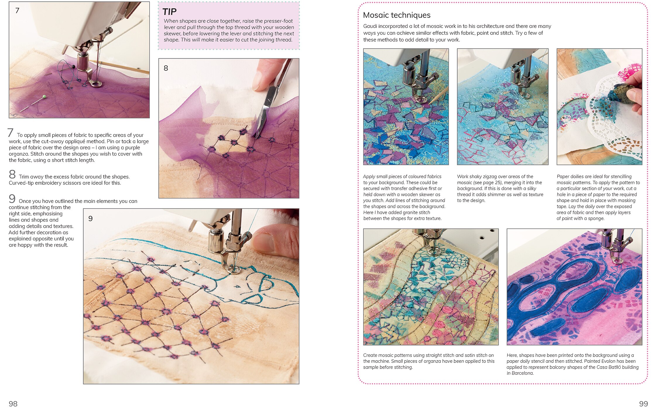 アート・デザイン・音楽 Textile Artist: Layer, Paint and Stitch Search Press | Layer, Paint and Stitch by Wendy Dolan